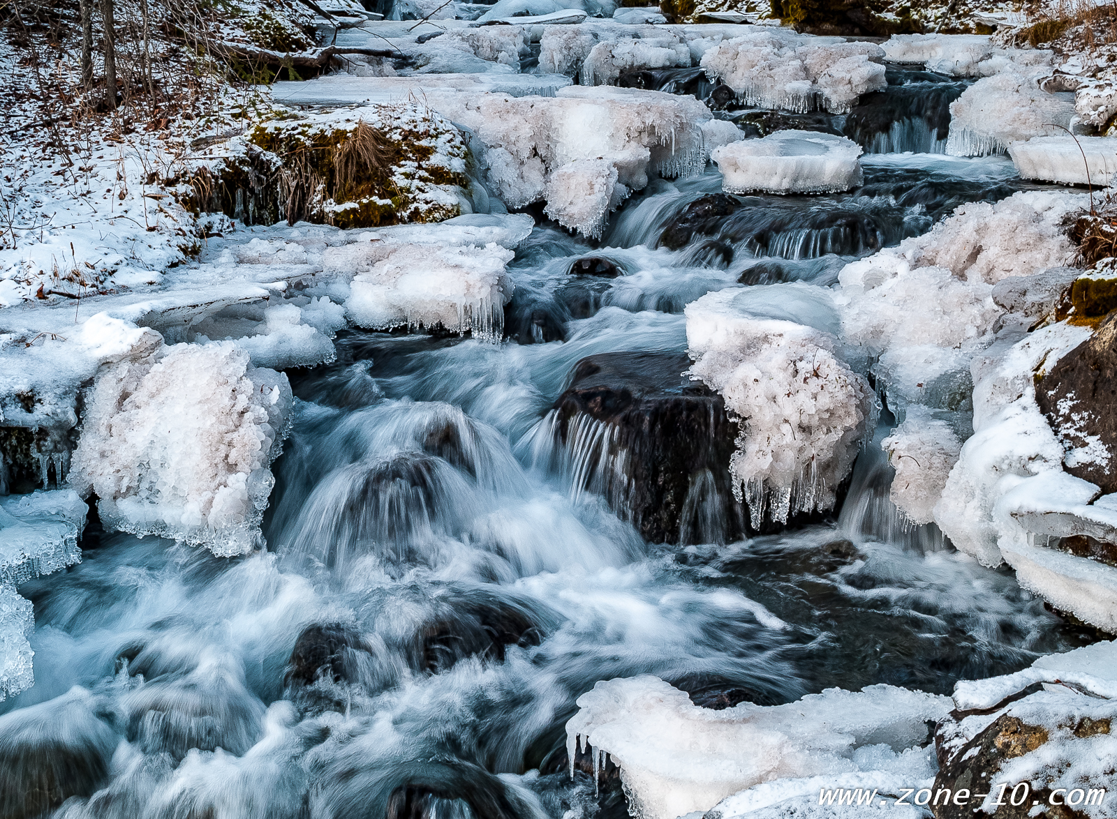 icy water