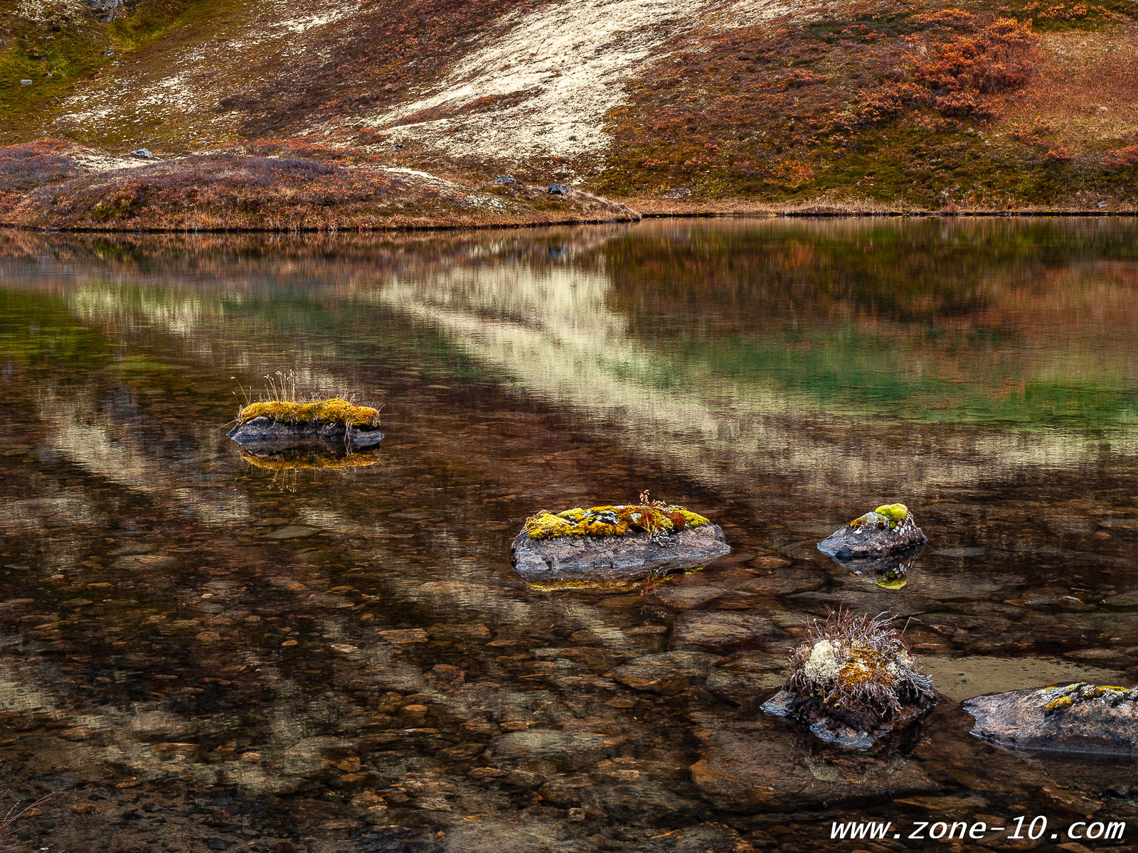 Tundra Covered Rocks