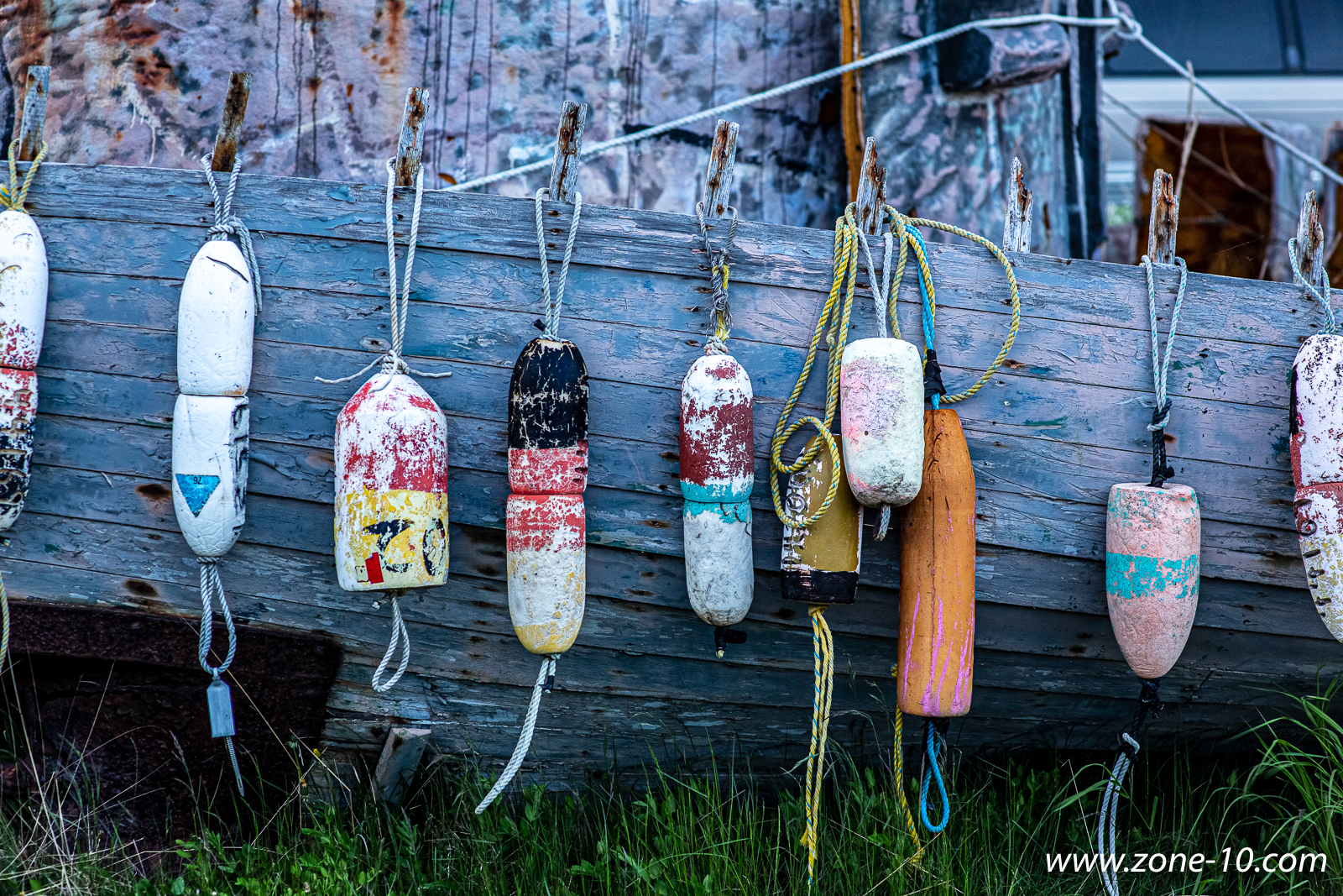 Boat and Buoys