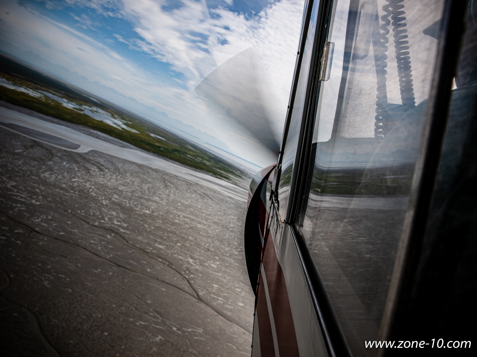 Turning over the Susitna River