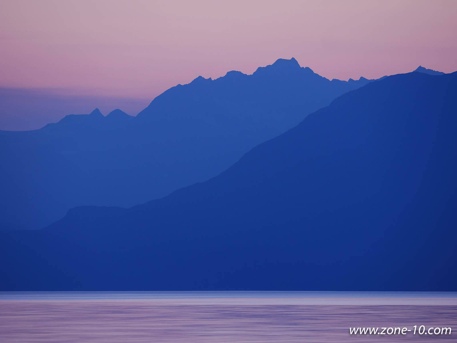 Prince William Sound at Dusk