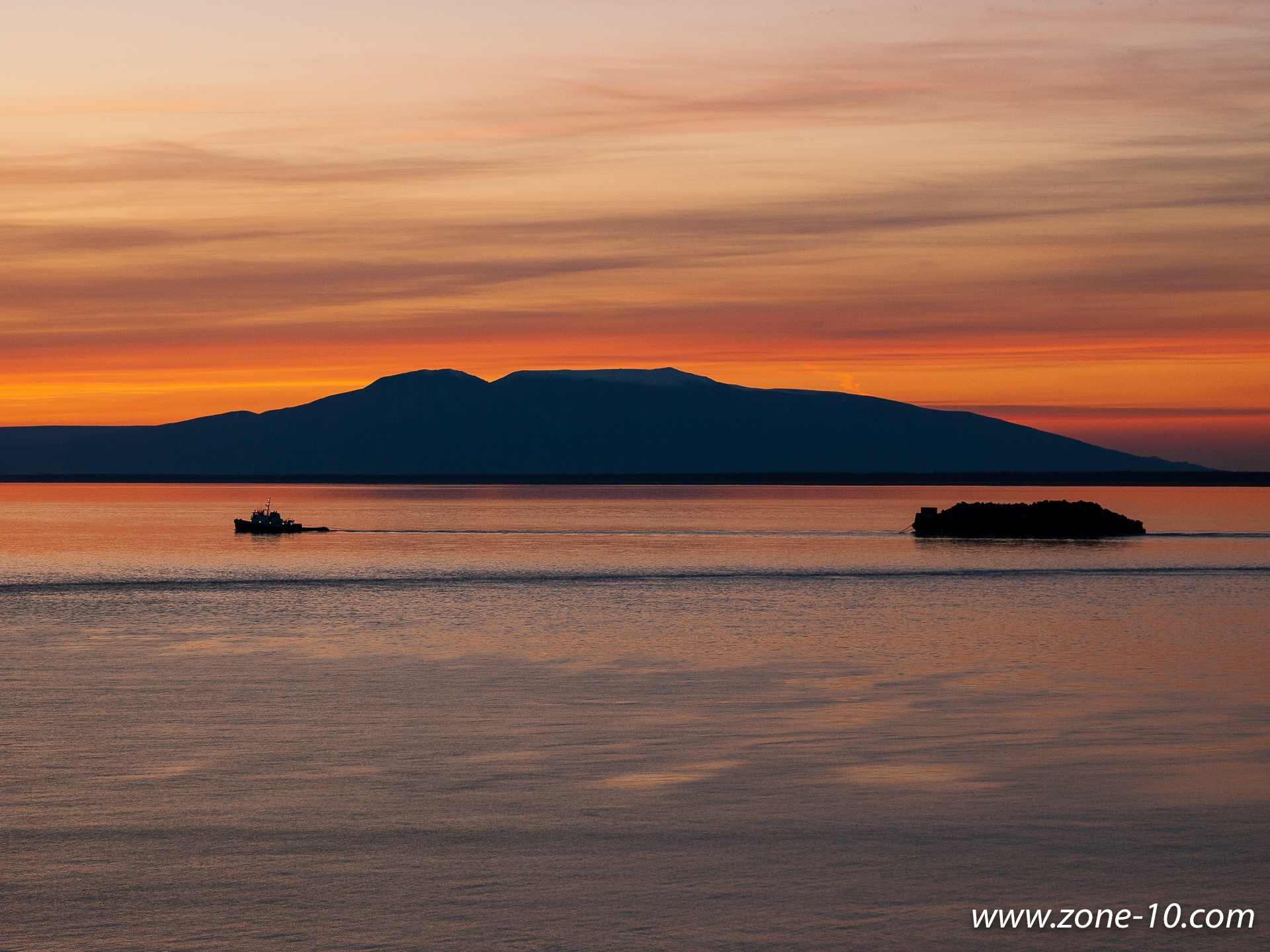 Sleeping Lady and Barge